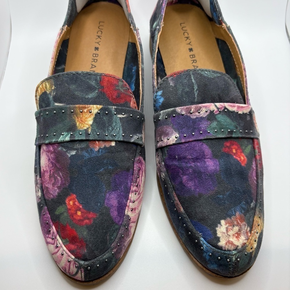 Lucky Brand Floral Multicolour Loafers